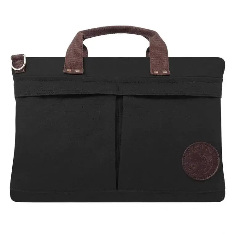 The City Briefcase In Black On A White Background
