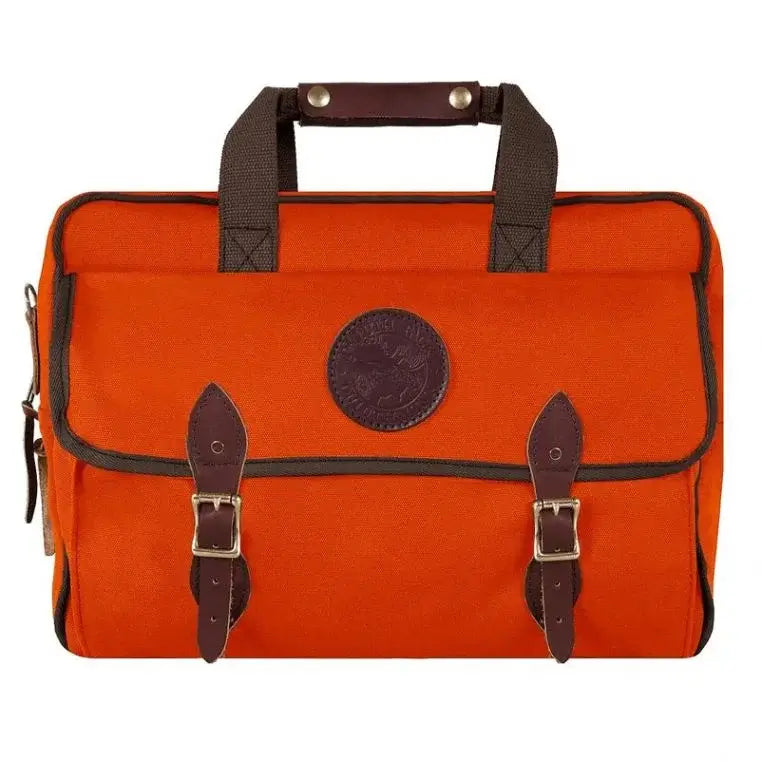Classic Carry-On Bag In Orange As Seen On A White Background