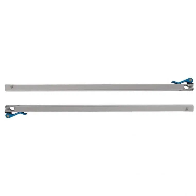 Spring Creek HD Kayak Stabilizer Floats Complete Package Arm Bars shown on a white background