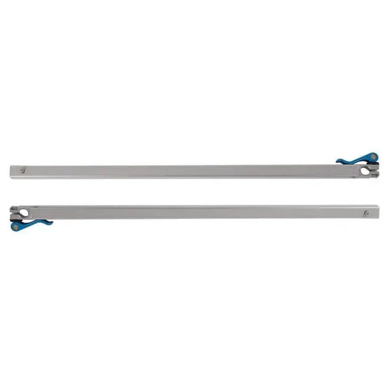 Spring Creek HD Kayak Stabilizer Floats Complete Package Arm Bars shown on a white background