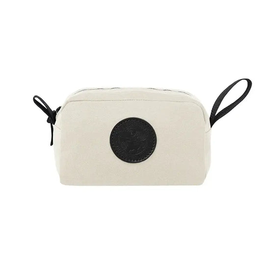 Large Grab-N-Go Bag In Natural Canvas (Off-White) On A White Background