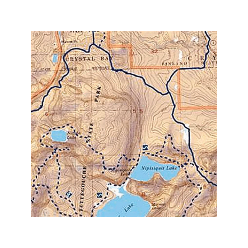 McKenzie map on white background