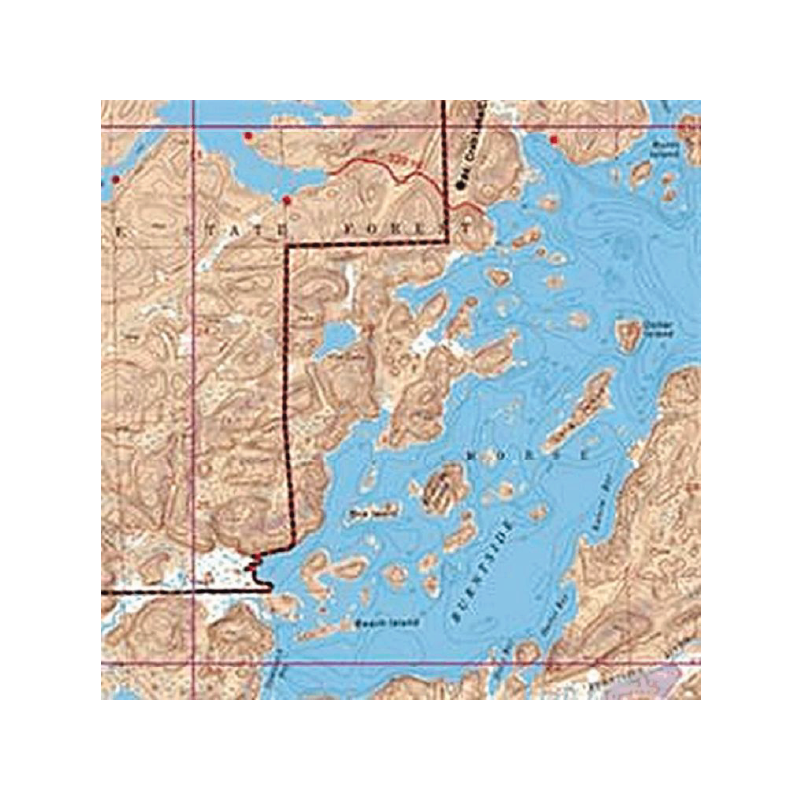 McKenzie map on white background