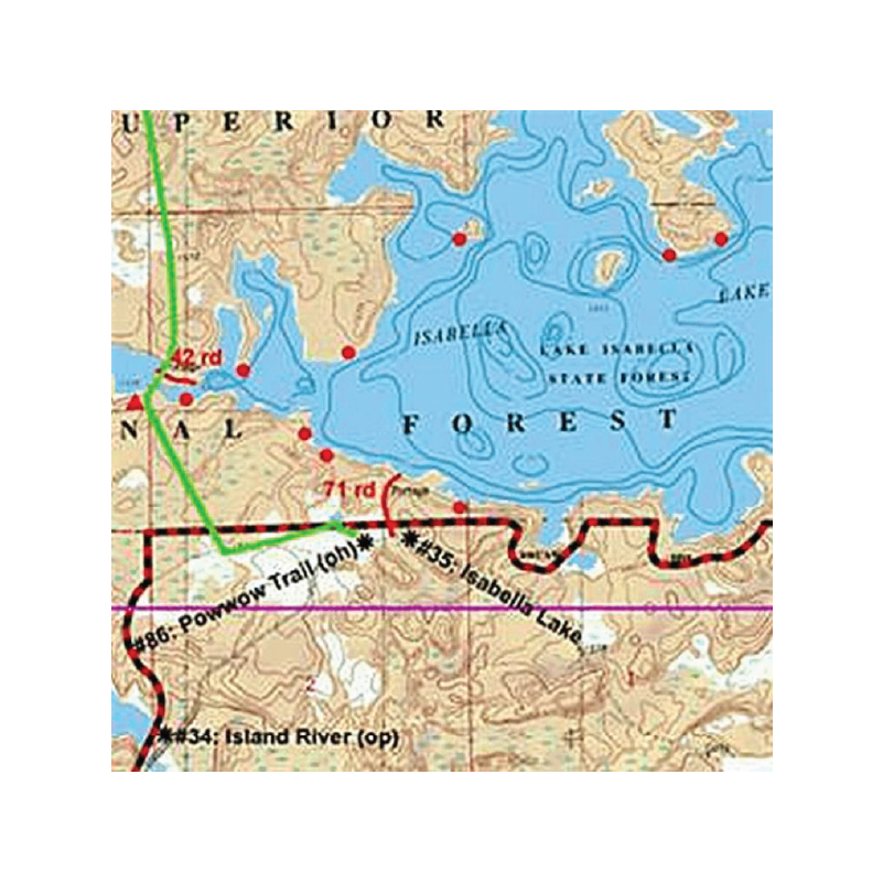 McKenzie map on white background