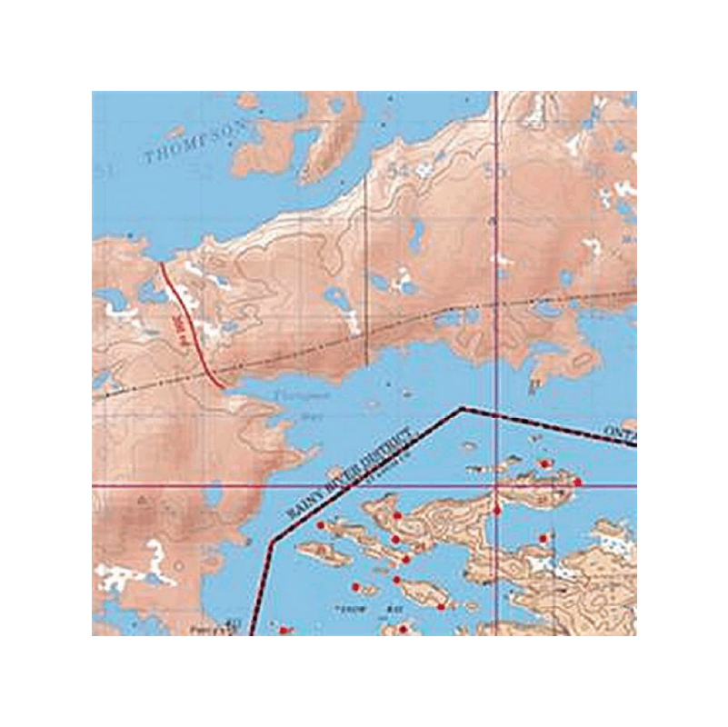 McKenzie map on white background