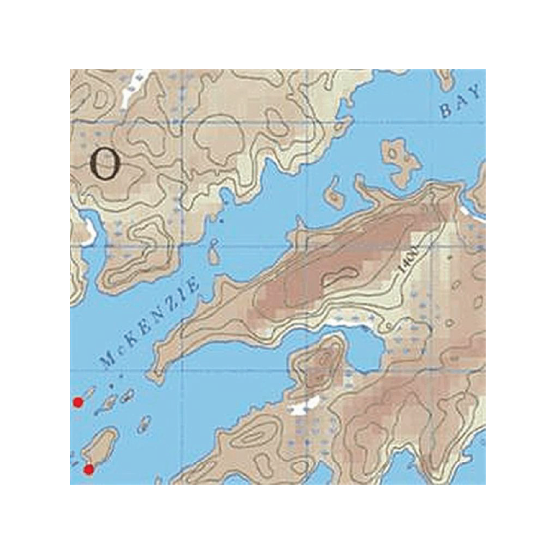 McKenzie map on white background