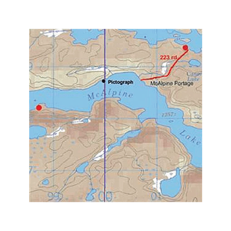 McKenzie map on white background