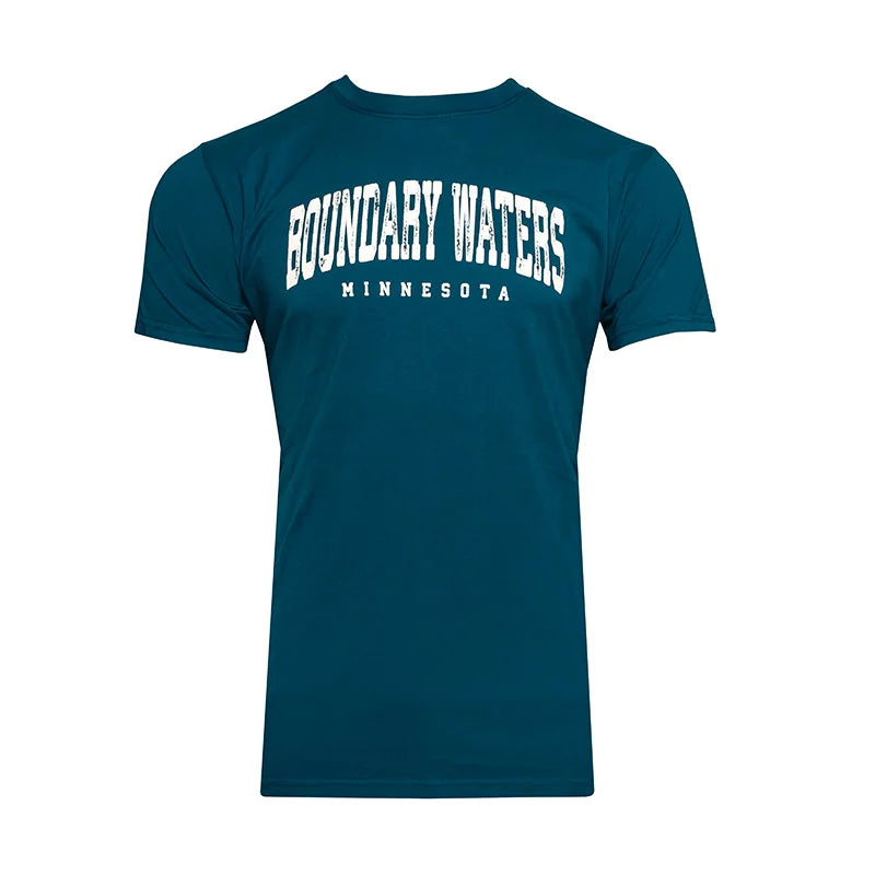 boundary waters teal shirt