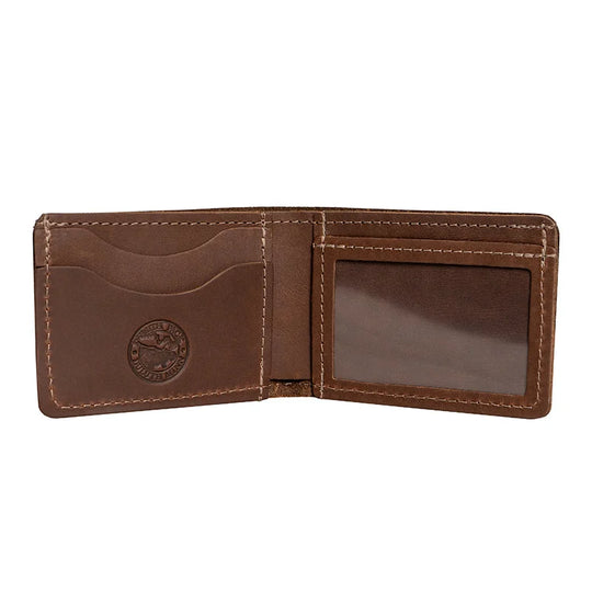 North Star Leather Bifold Leather Wallet Open