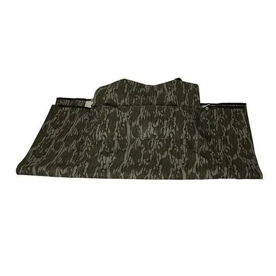 Pathfinder Log Cot In Mossy Oak Bottomland Camo Folded On A White Background