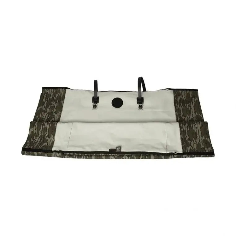 Pathfinder Log Cot Mossy Oak Bottomland Camo Folded On A White Background