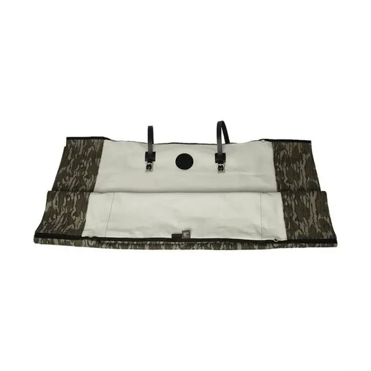Pathfinder Log Cot Mossy Oak Bottomland Camo Folded On A White Background