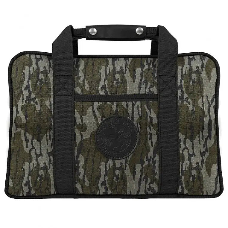 Safari Briefcase In Mossy Oak Bottomland Camo On A White Background