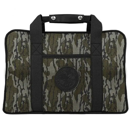 Safari Briefcase In Mossy Oak Bottomland Camo On A White Background