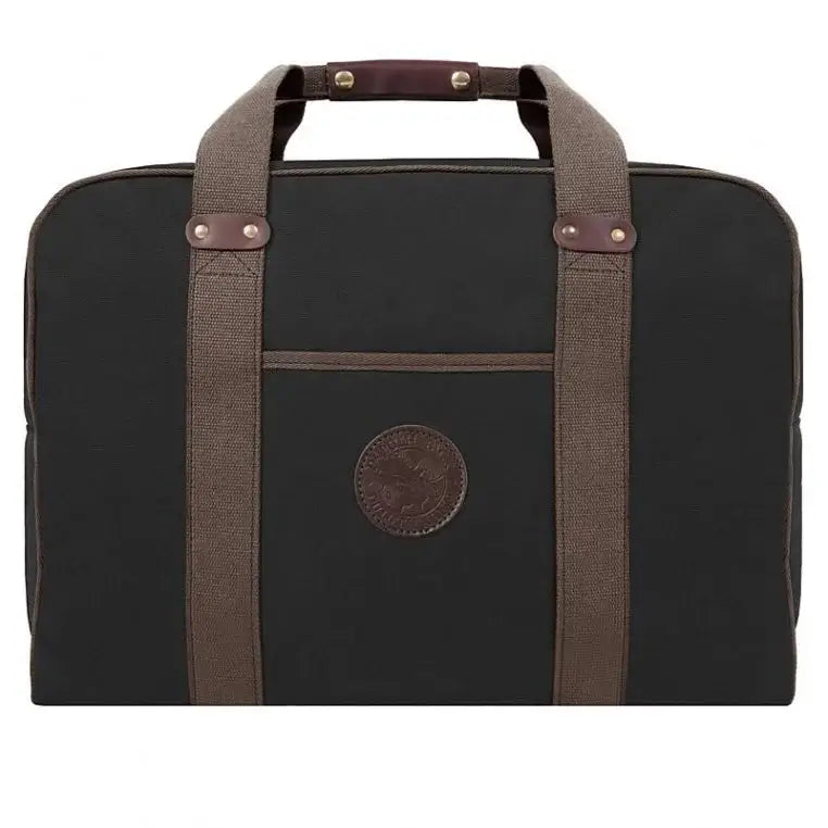 Medium Safari Duffel In Black On A White Background
