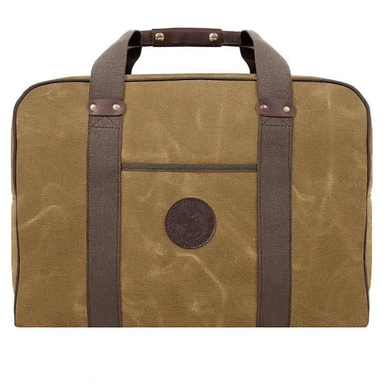 Medium Safari Duffel In Waxed Khaki On A White Background
