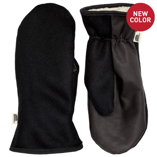 Stormy Kromer Tough Mitts in black with a a white background