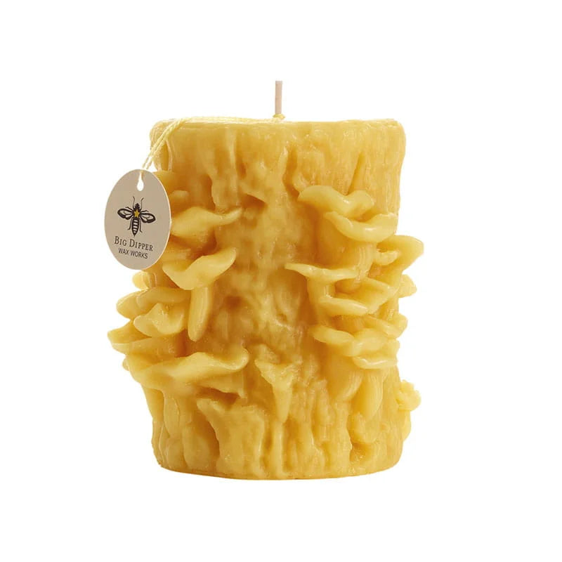 Beeswax Mushroom Candle Standing