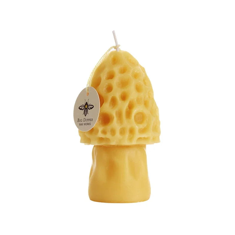 Beeswax Mushroom Candle Standing