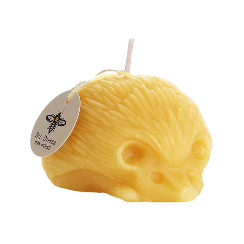 Beeswax Critter Candle Hedgehog