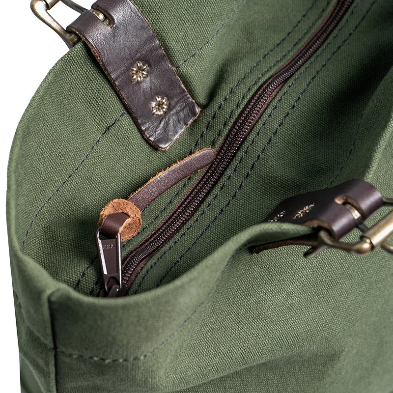Zippered Market Tote